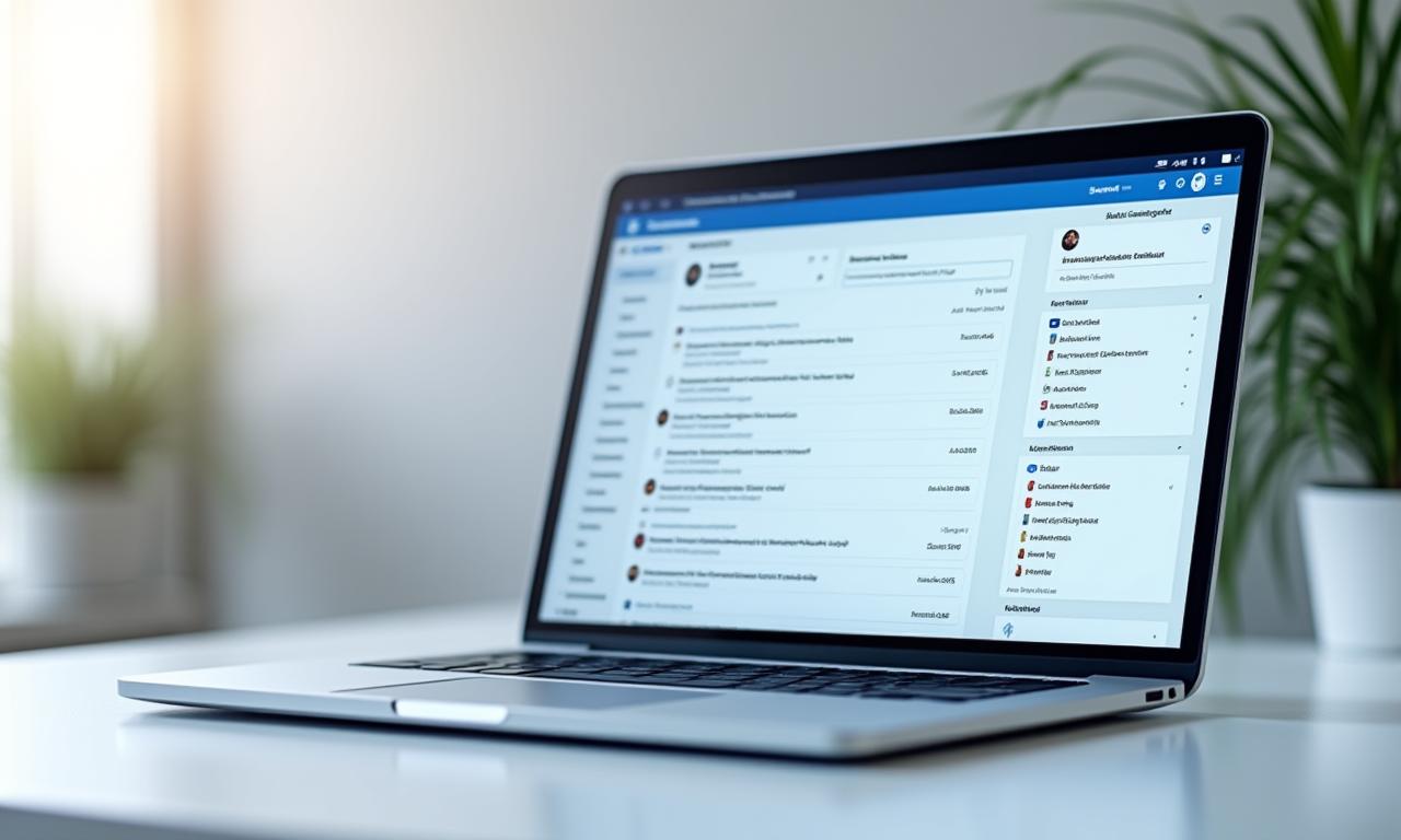 A clean and modern blog editor interface from the Inzuas platform displayed on a laptop.