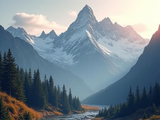 Homepage of a beautiful travel blog with a mountain landscape.